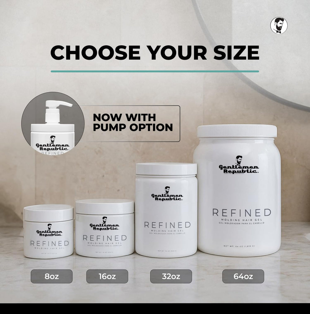 Gentlemen Republic Refined Gel made in the USA.