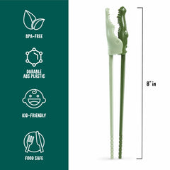 Genuine Fred MUNCHTIME crocodile chopsticks make a playful gift or party favor
