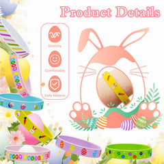 Genuvi Easter bracelets bulk set serves as party favors and class prizes.