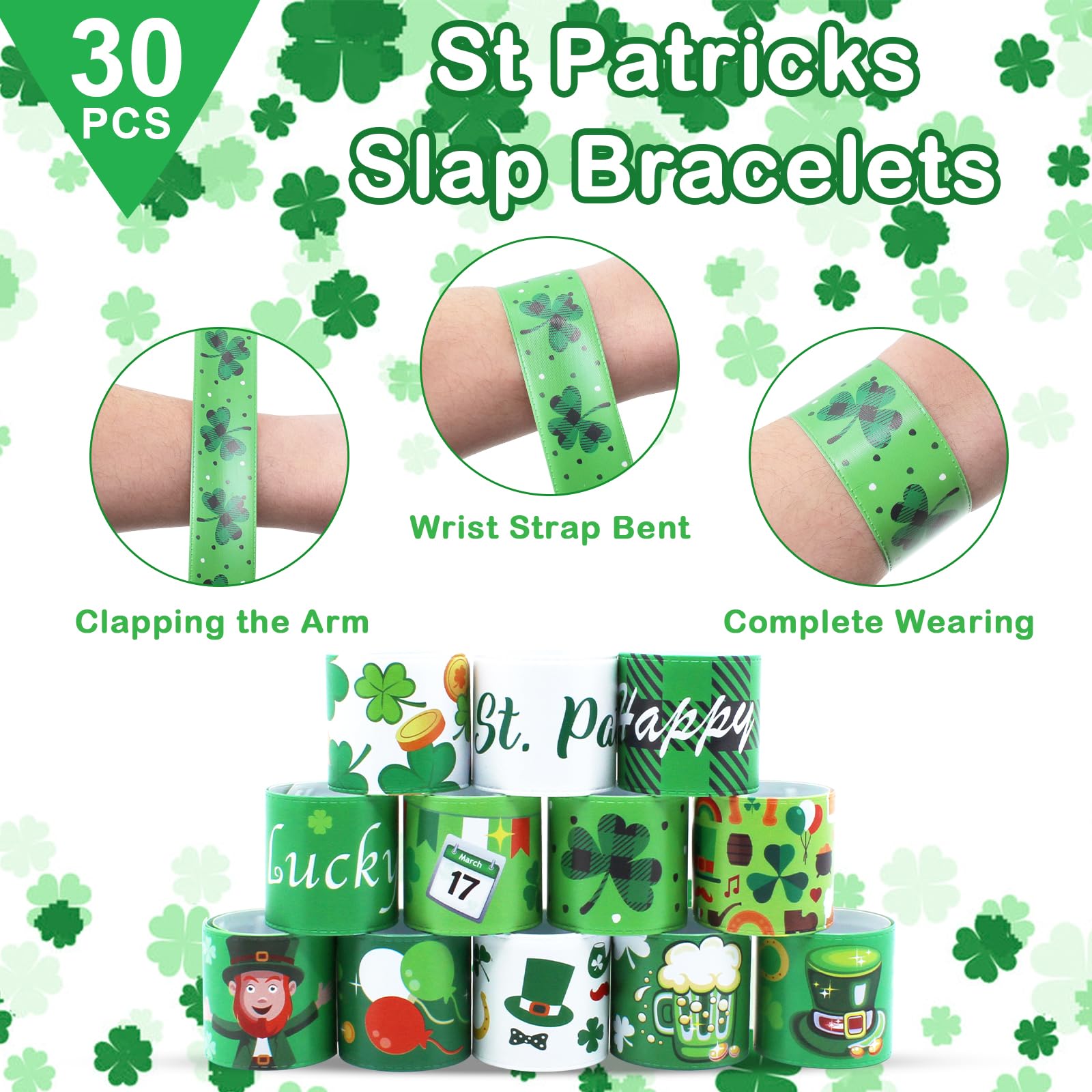 Genuvi Leprechaun and coin motifs perfect for party rewards.