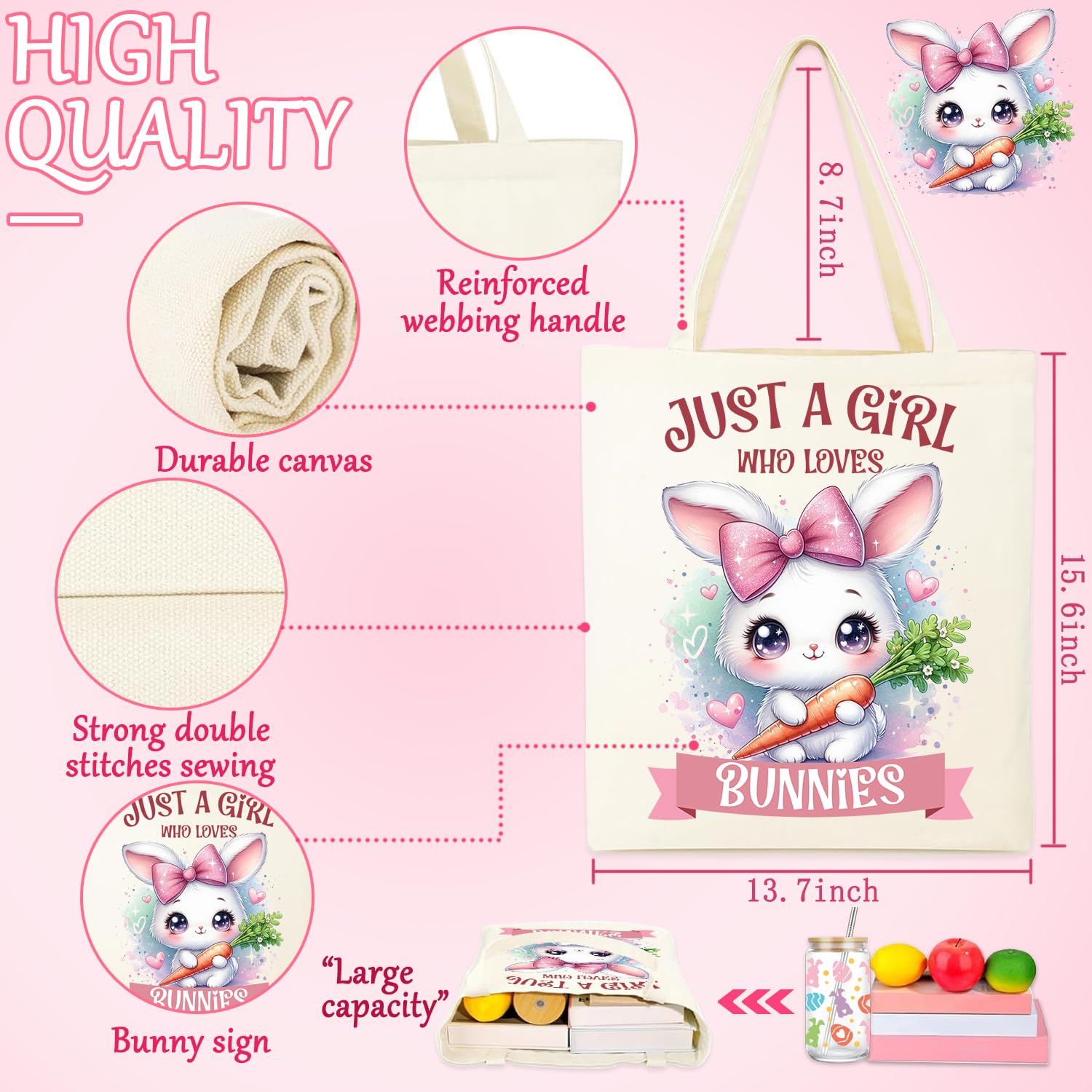 GeoJedrmin bunny bracelet adds cute, wearable Easter flair.
