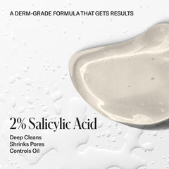 Geologie Acne Control Face Wash label close-up noting clean citrus scent and vegan status.