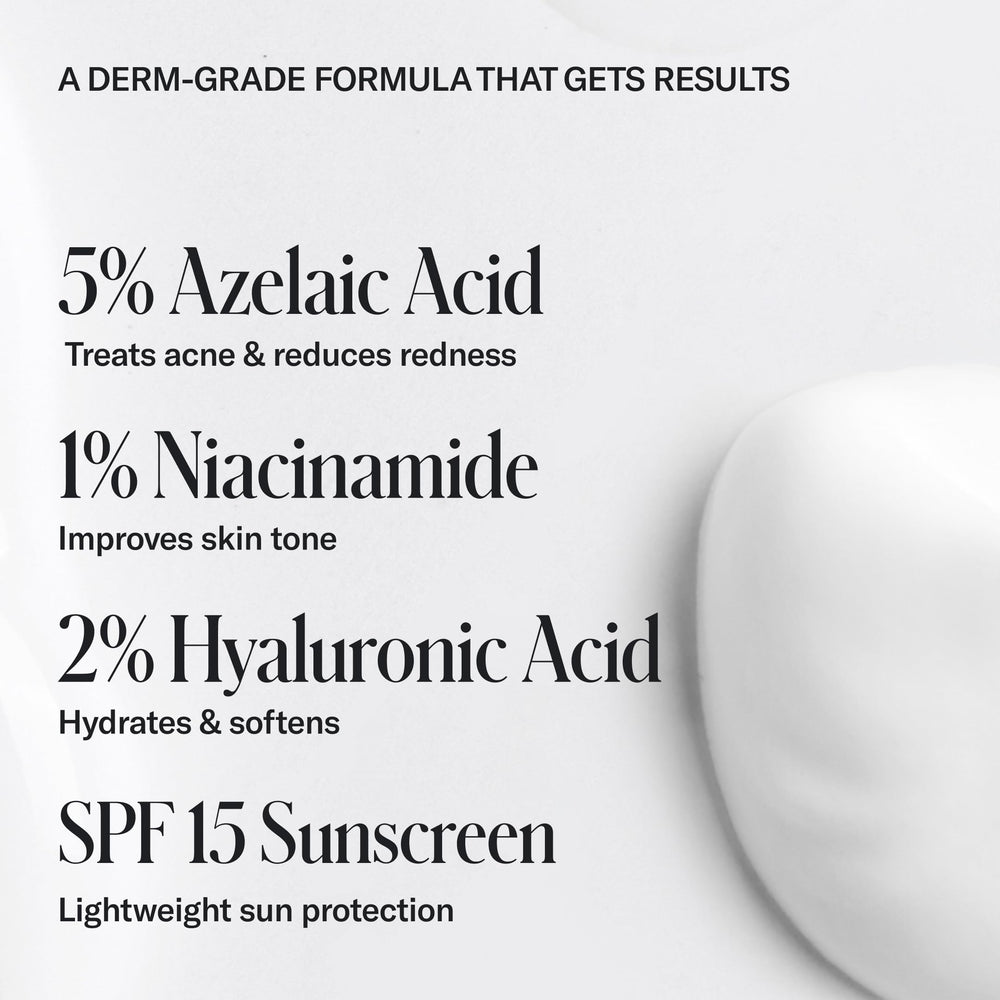 Geologie Clear Skin Face Cream on skin being spread for even hydration.