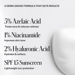 Geologie Clear Skin Face Cream on skin being spread for even hydration.