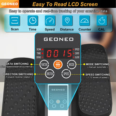 GEONEO quiet seated-pedal exerciser operates smoothly without disturbing family or colleagues.