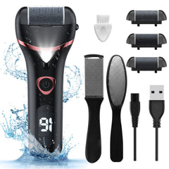 Geopu electric foot callus remover front view for easy at-home pedicure