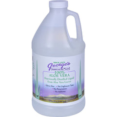 George's Aloe Vera Drink front label showing Always Active Aloe for daily refreshment