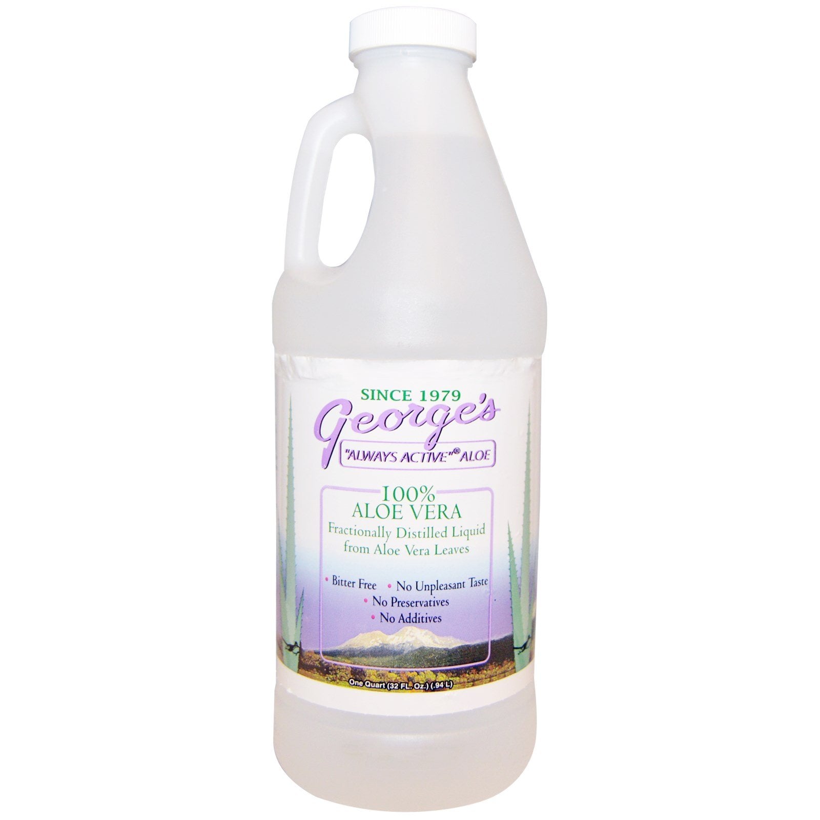 George's Aloe Vera bottle for daily skin hydration