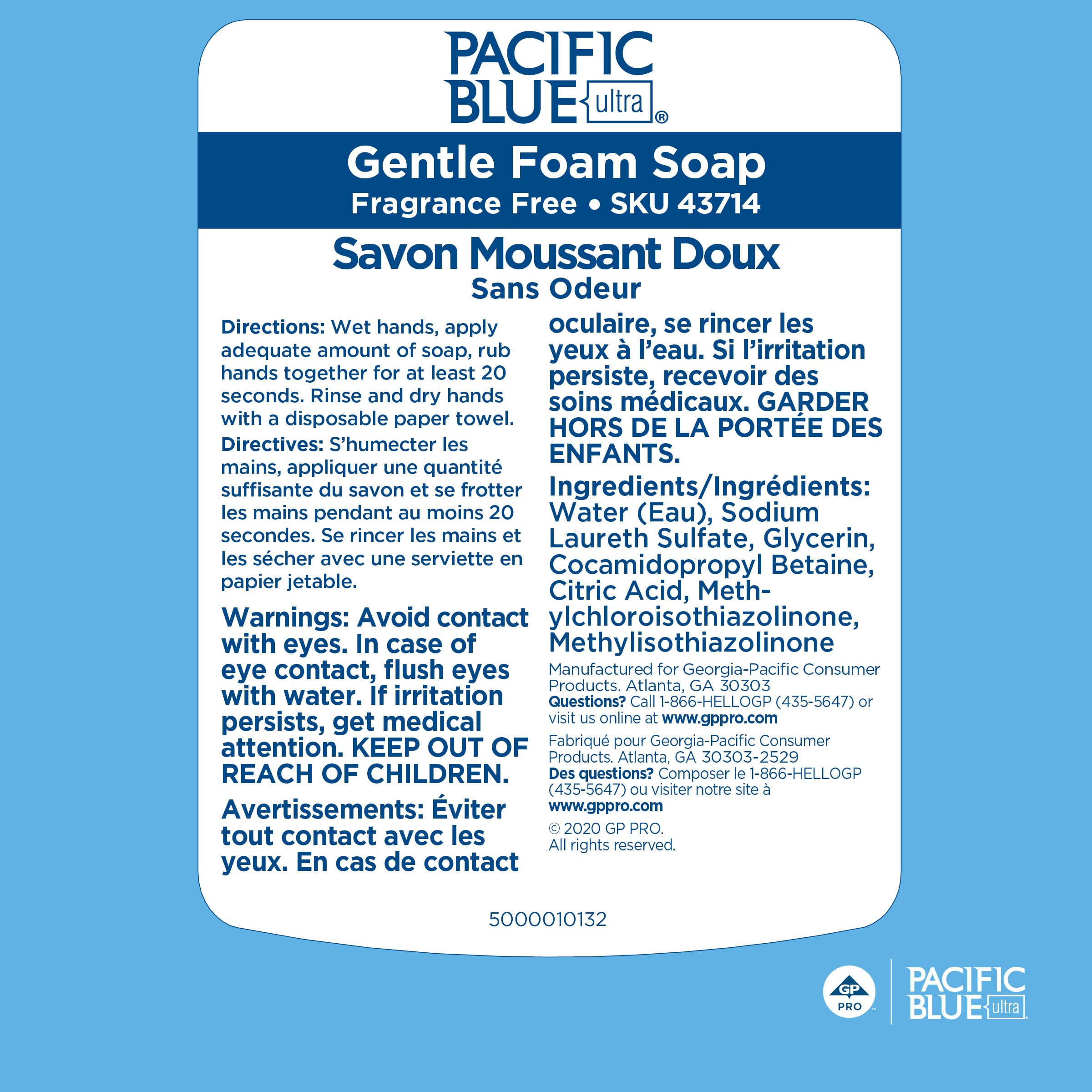 Georgia-Pacific Pacific Blue Ultra compatibility note with wall-mounted dispensers.
