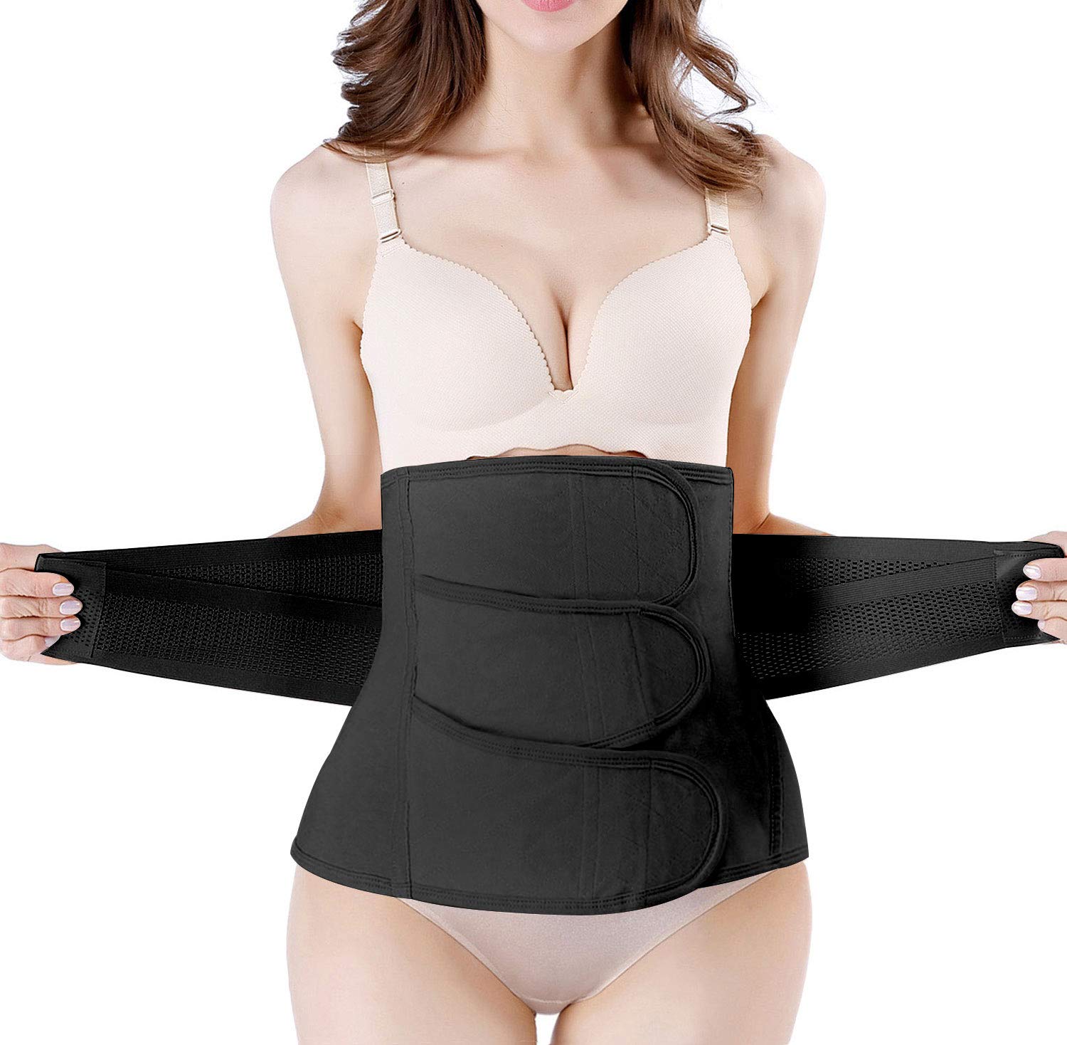 Gepoetry postpartum girdle with three closures supports targeted tummy tightening and comfort