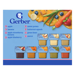 Gerber 2nd Foods on-the-go packs provide convenient baby meals for busy families.