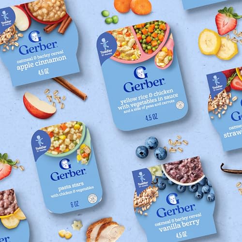 Breakfast option with apple cinnamon aroma from Gerber All Day Favorites.