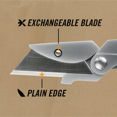 Gerber EAB Lite with integrated money clip in use.