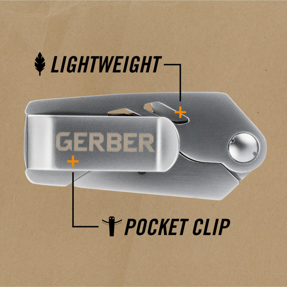 Gerber EAB Lite slim profile fits easily in a pocket.