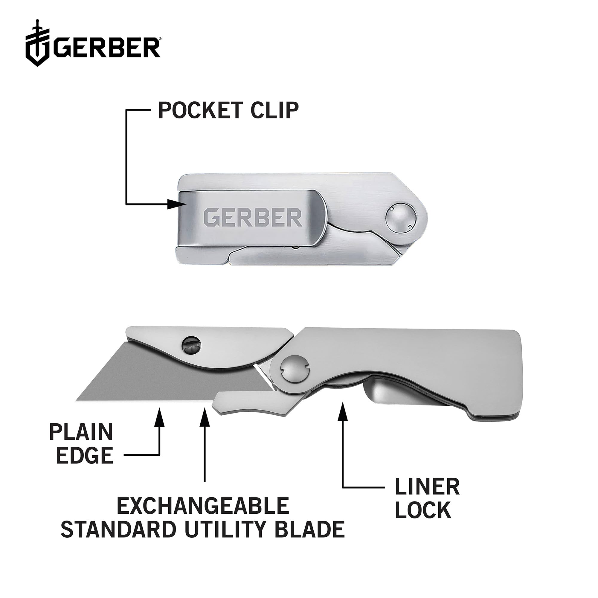 Gerber EAB Pocket Knife thumb grip delivers a solid, controlled cut.