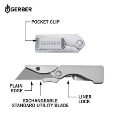 Gerber EAB Pocket Knife thumb grip delivers a solid, controlled cut.