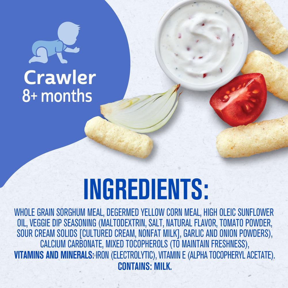 No artificial flavors indicated on the Lil' Crunchies packaging.