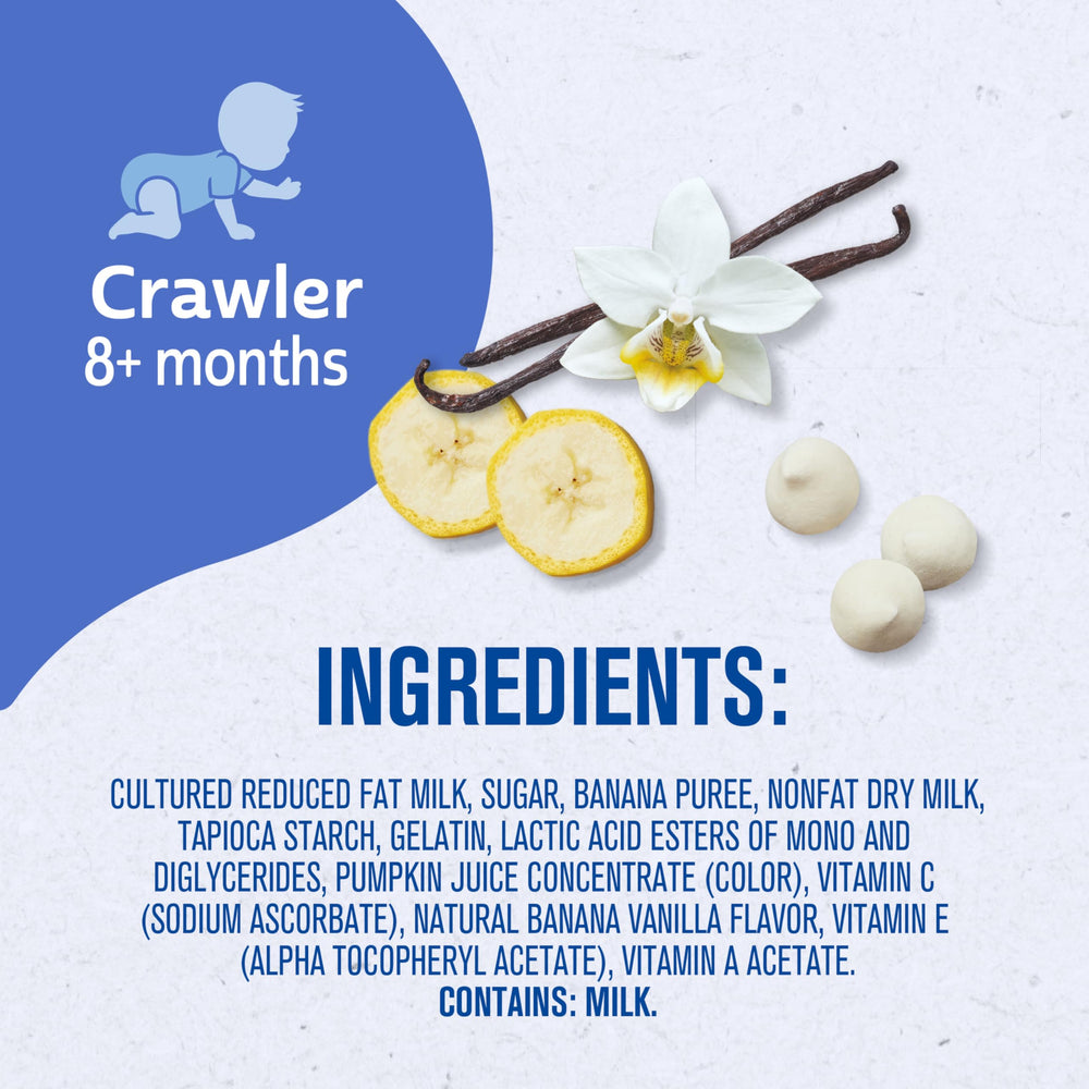 Gerber nutrition-focused stage 3 snack for growing babies.