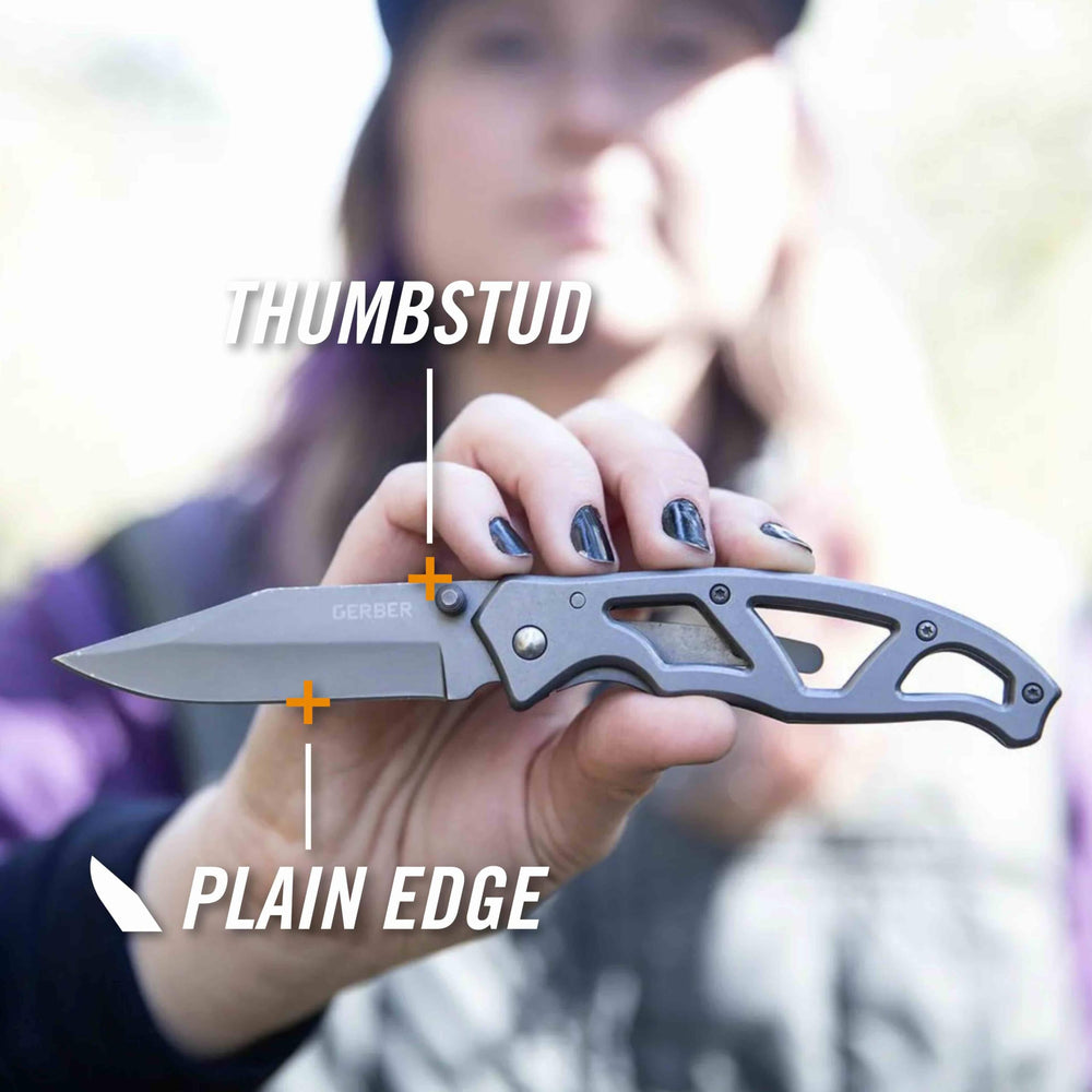 Gerber Paraframe I 3-inch blade ready for precise utility tasks.