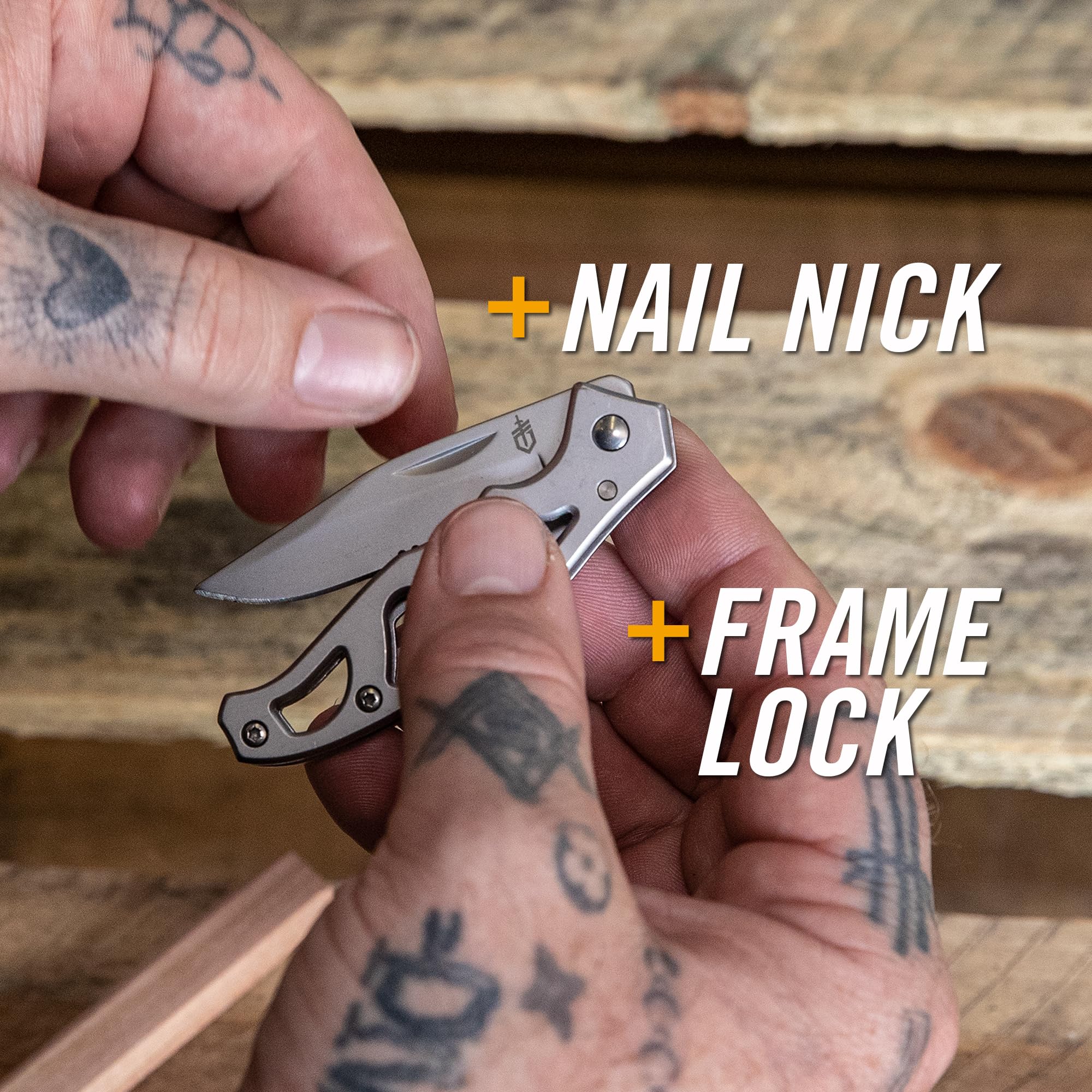 Compact, lightweight Paraframe Mini fits neatly into an EDC kit.
