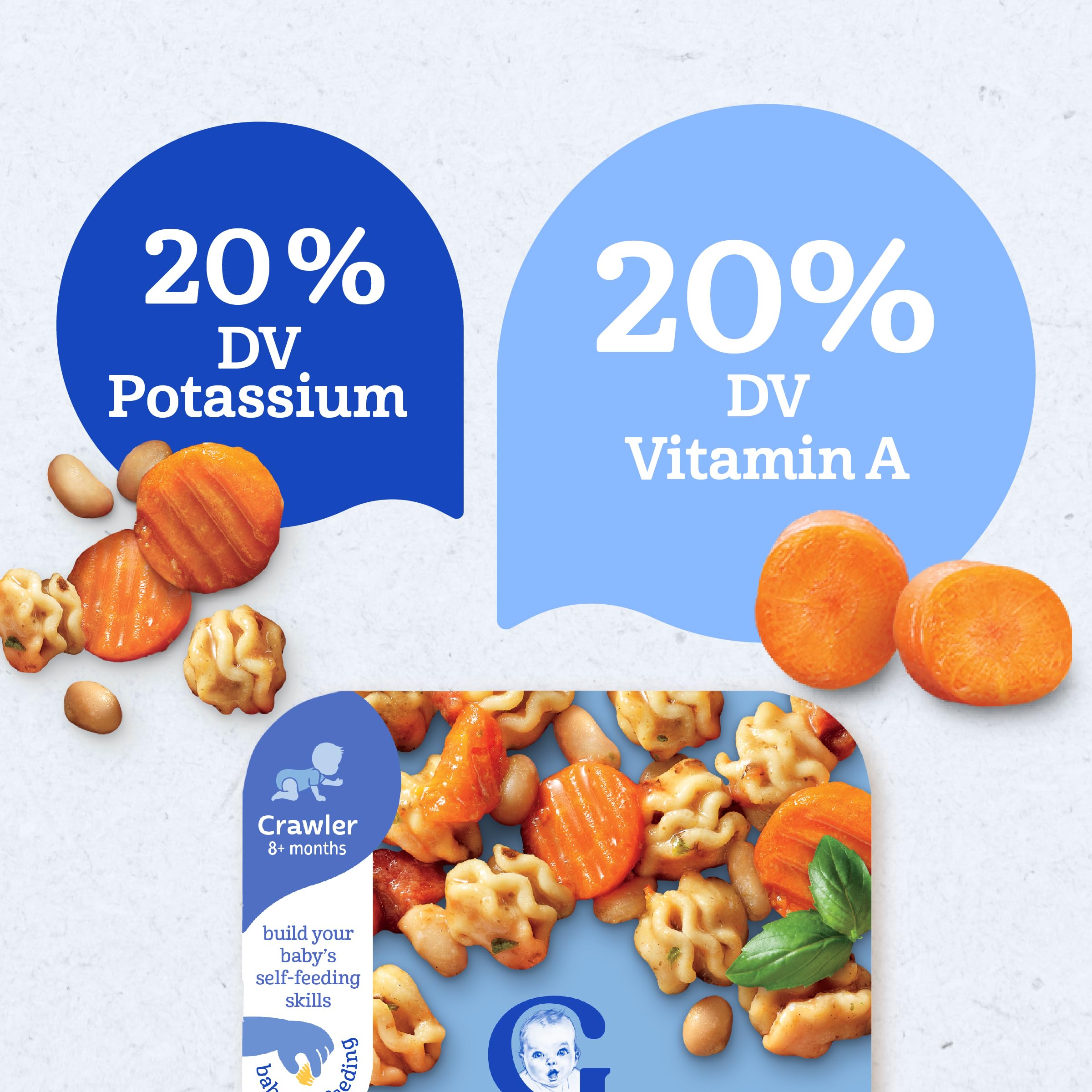 Gerber Pick-Ups small-hand friendly finger foods support self-feeding