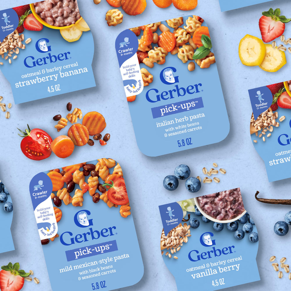 Gerber Pick-Ups trusted family favorite for baby meals