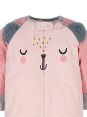 Gerber Sleep 'n Play front zipper enables quick diaper changes.