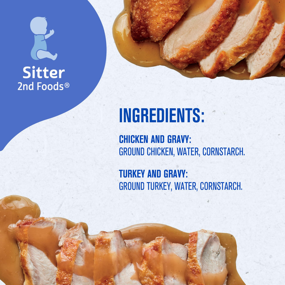Gerber Stage 2 variety-pack on kitchen counter for busy parents.