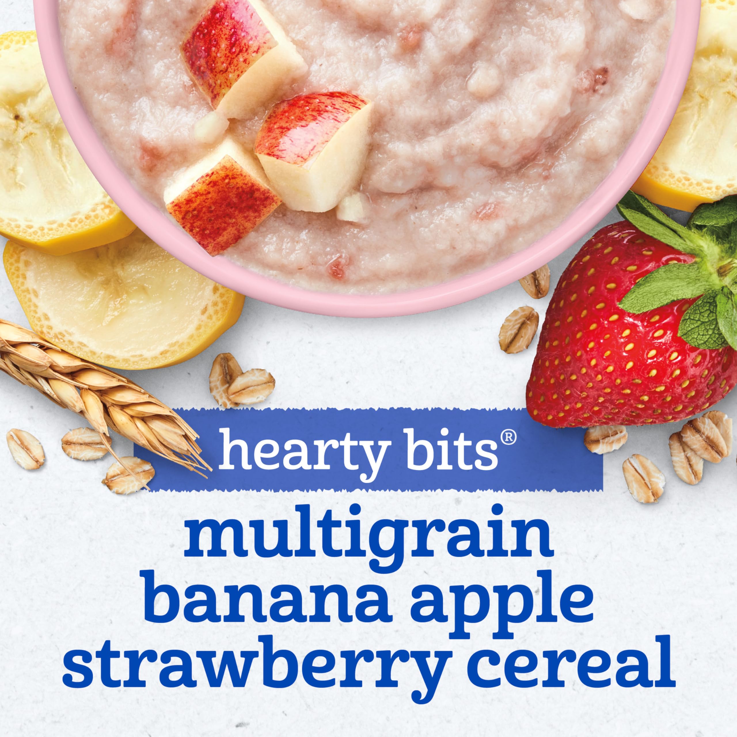 Gerber toddler cereal serving bowl ready to eat emphasizes quick breakfast option.