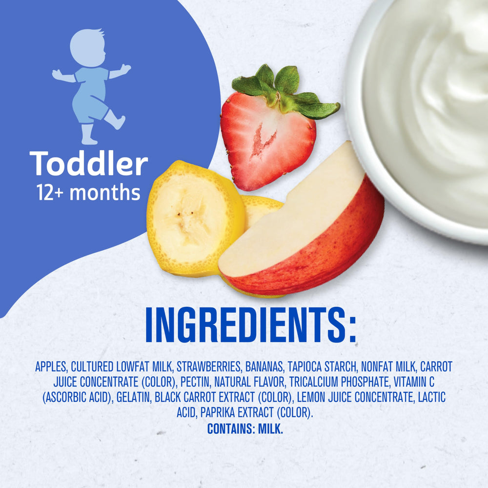 On-the-go packaging of Gerber toddler pouch for travel snacks