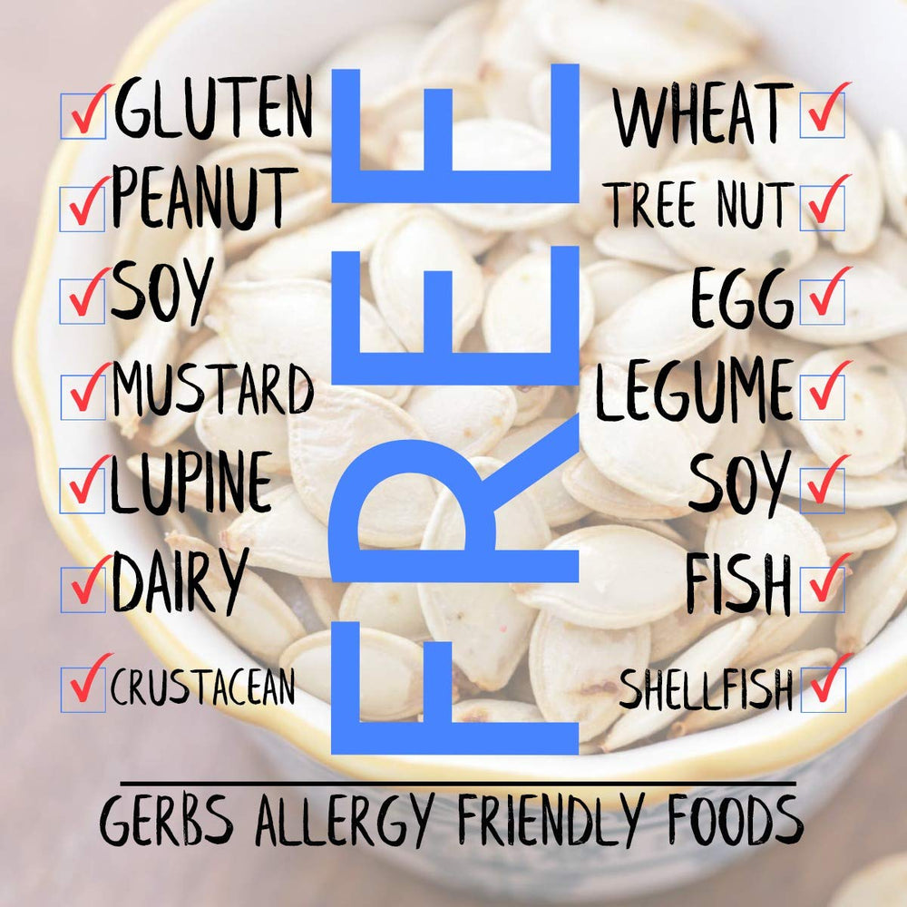 GERBS in-shell seeds provide a satisfying chew and portable option.