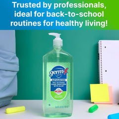 Germ-X pack of four bottles ready for classrooms, offices, and homes.