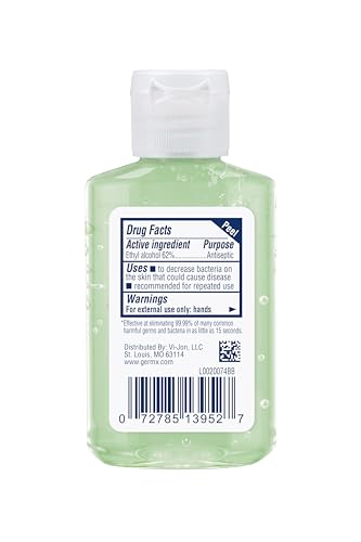 Germ-X hand sanitizer no rinse formula bottle for quick cleansing