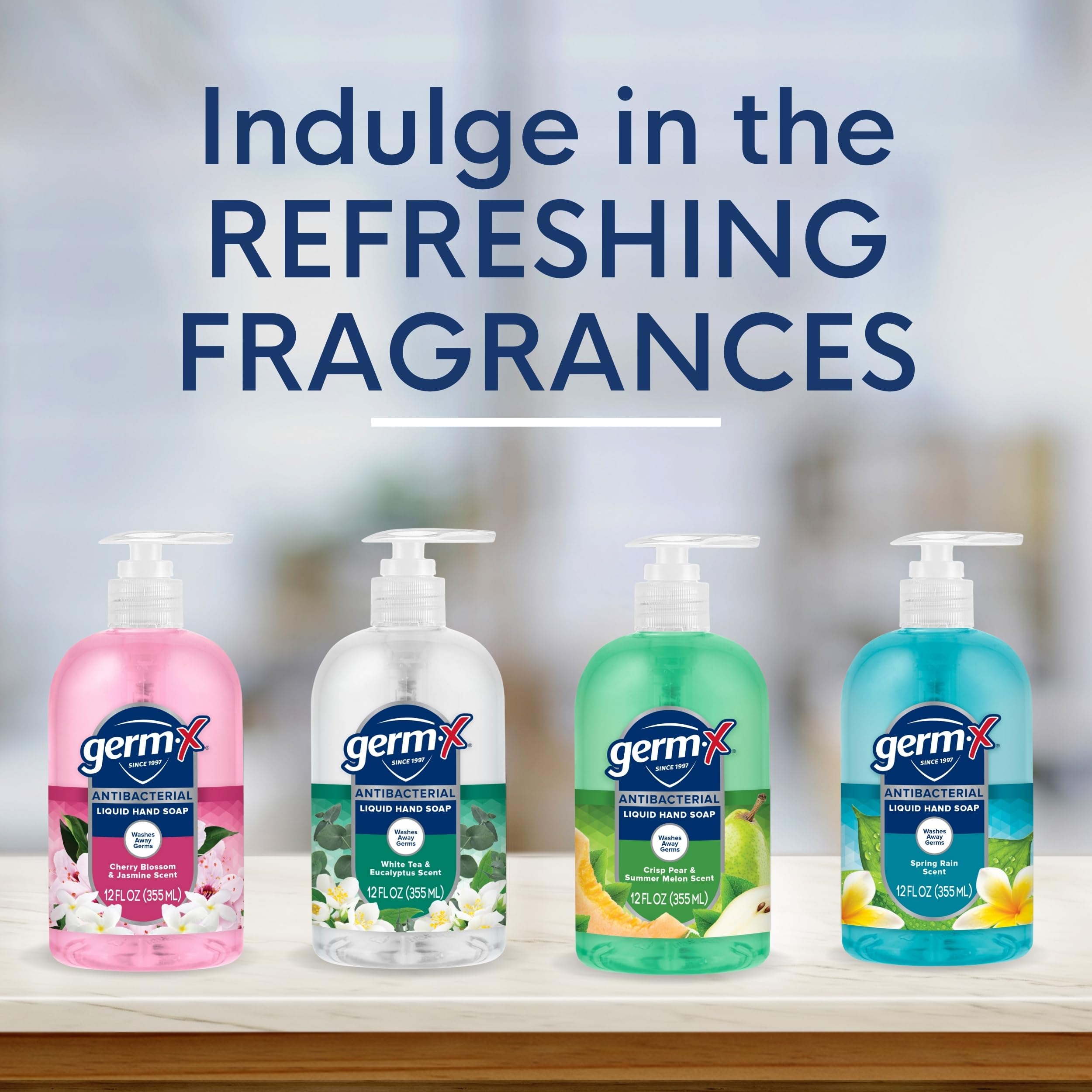 Germ-X made-in-usa hand soap with convenient pump.