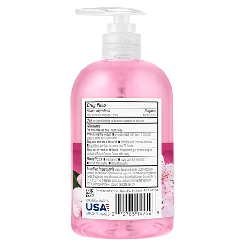 Germ-X moisturizing hand soap keeps skin comfortable after use.