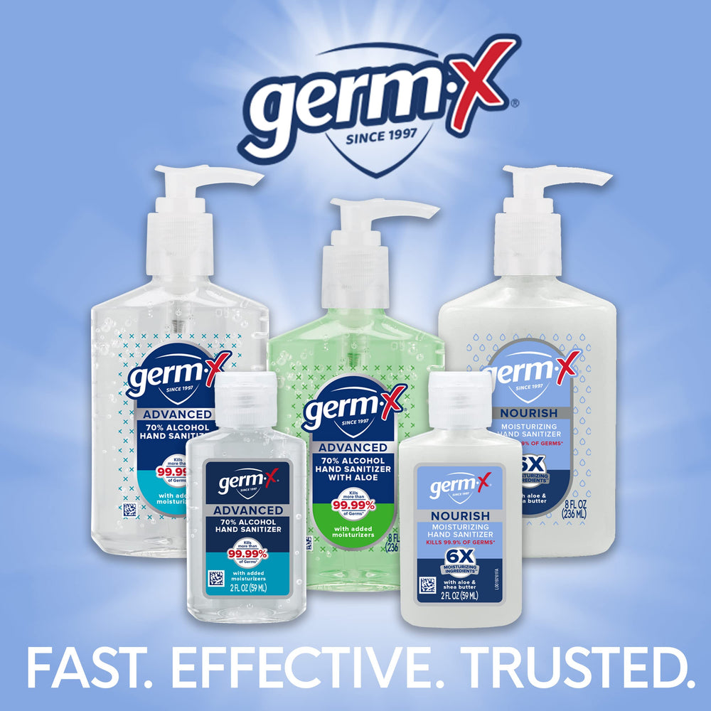 Germ-X Nourish aloe and shea butter visual reinforces hydrating care