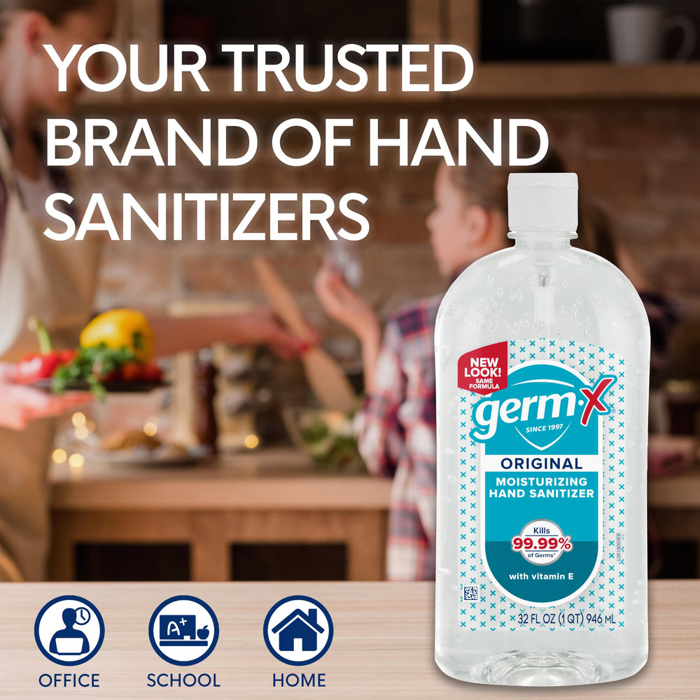 Germ-X Original 32 oz bulk bottle ready for classroom or office