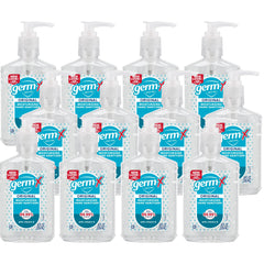 Germ-X Original 8oz pump bottle front view for quick, no-rinse sanitizing.