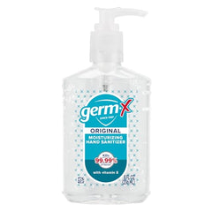Germ-X Original 8oz pump bottle top view for easy dispensing.