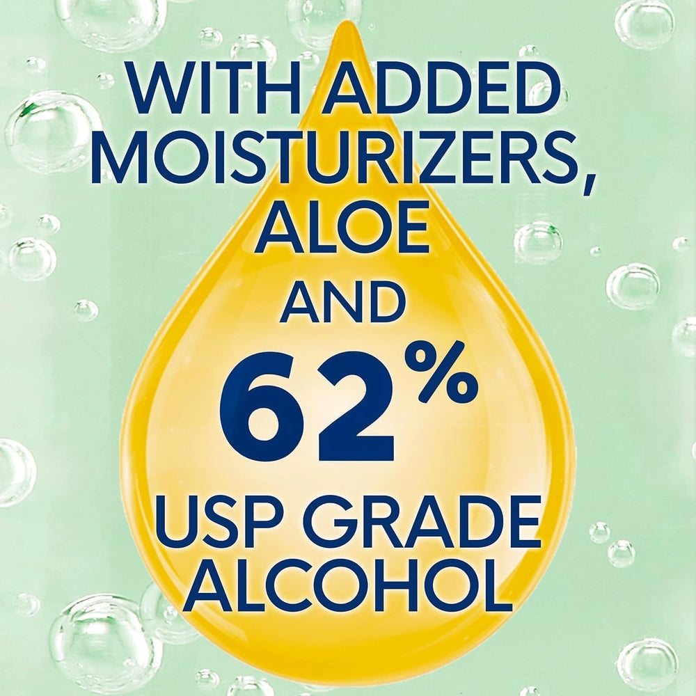 Germ-X moisturizing gel offers a comforting texture with Aloe