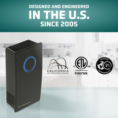 GermGuardian GG1100B reducing pet and cooking odors in a living space