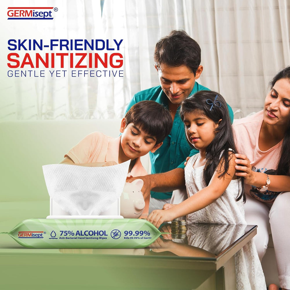 Germisept wipes ideal for on the go hygiene between activities