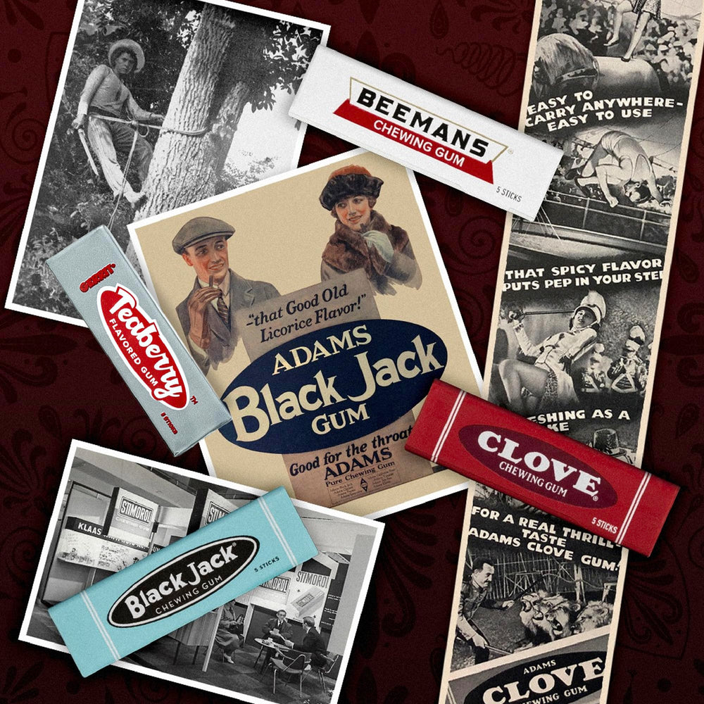 Black Jack licorice gum by Gerrit's with deep, classic flavor.