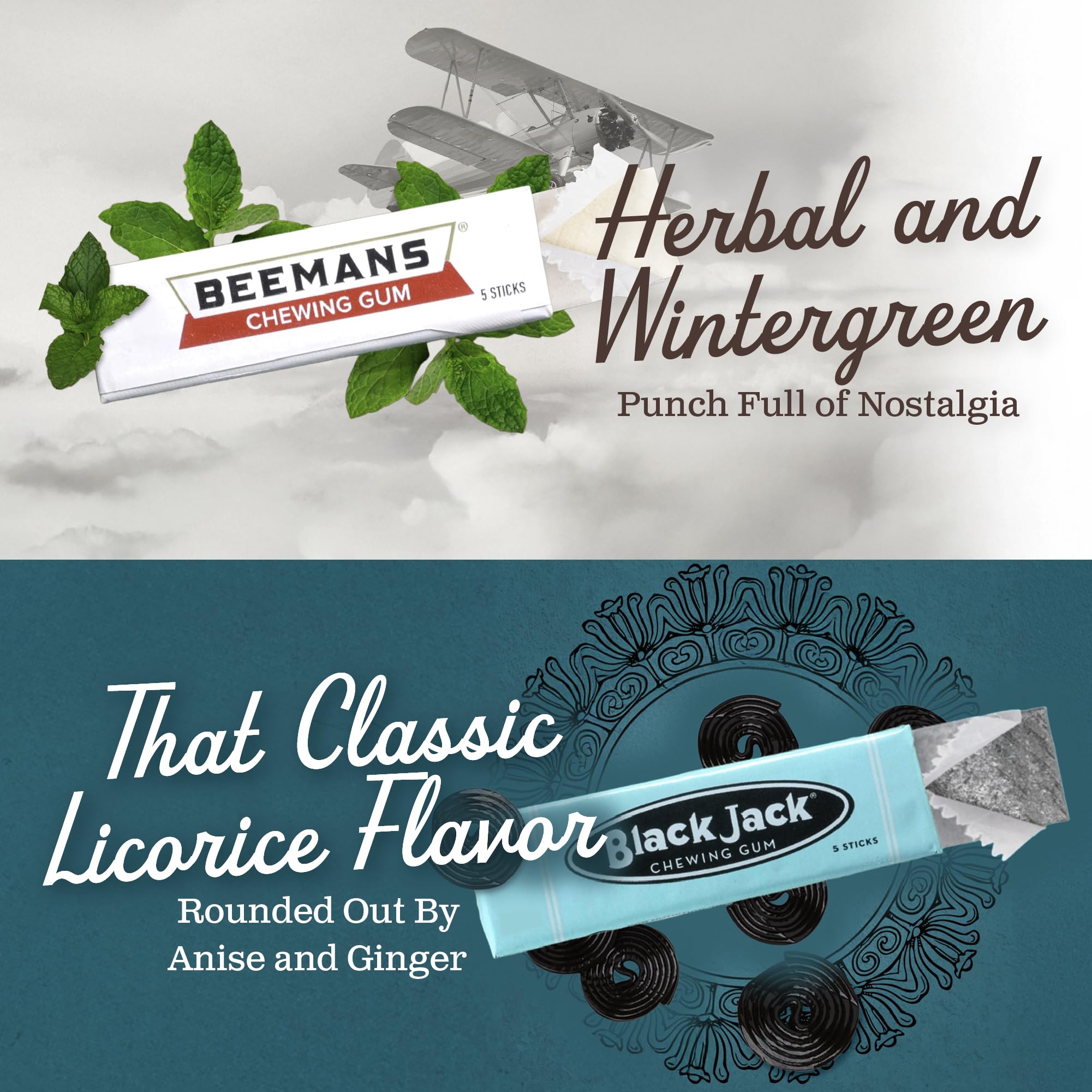 Individually wrapped gum sticks by Gerrit's for easy distribution at events.