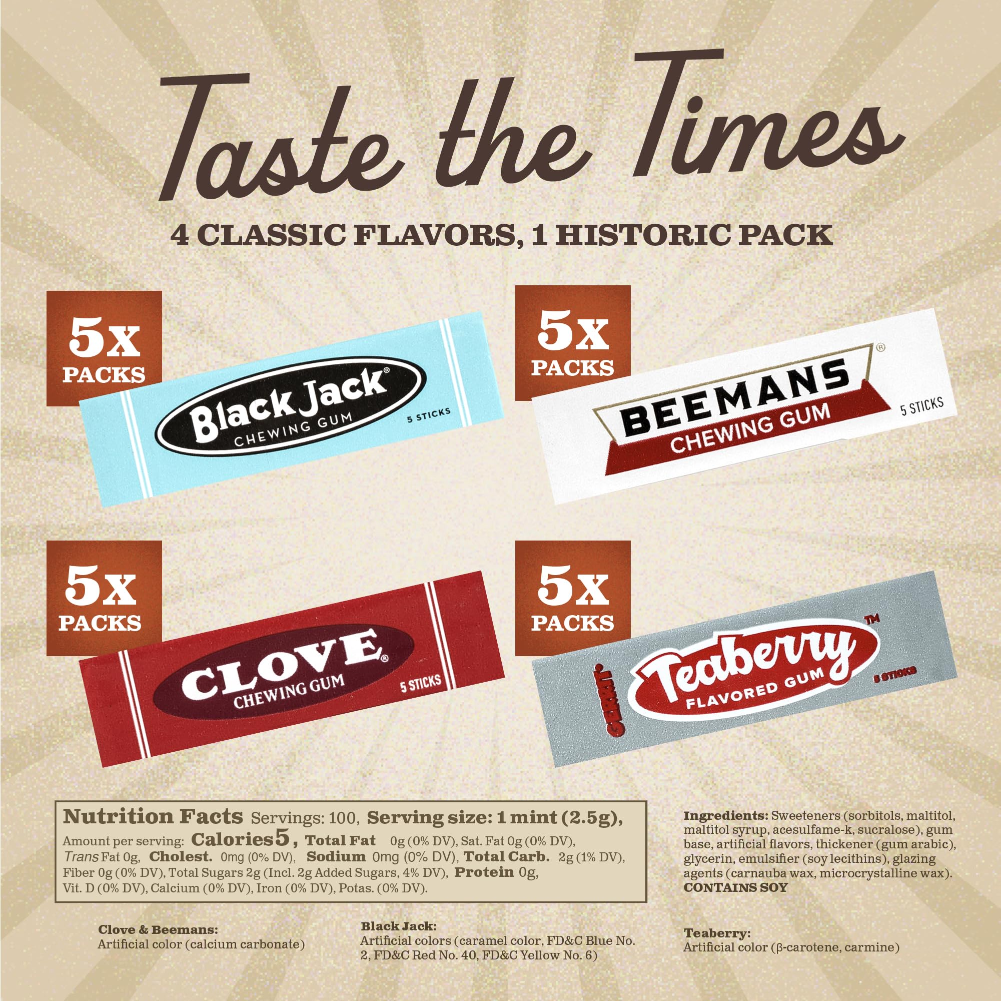 Gerrit's gum pack displayed for party favors and gatherings, offering bulk sharing options.