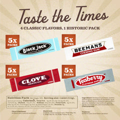 Gerrit's gum pack displayed for party favors and gatherings, offering bulk sharing options.