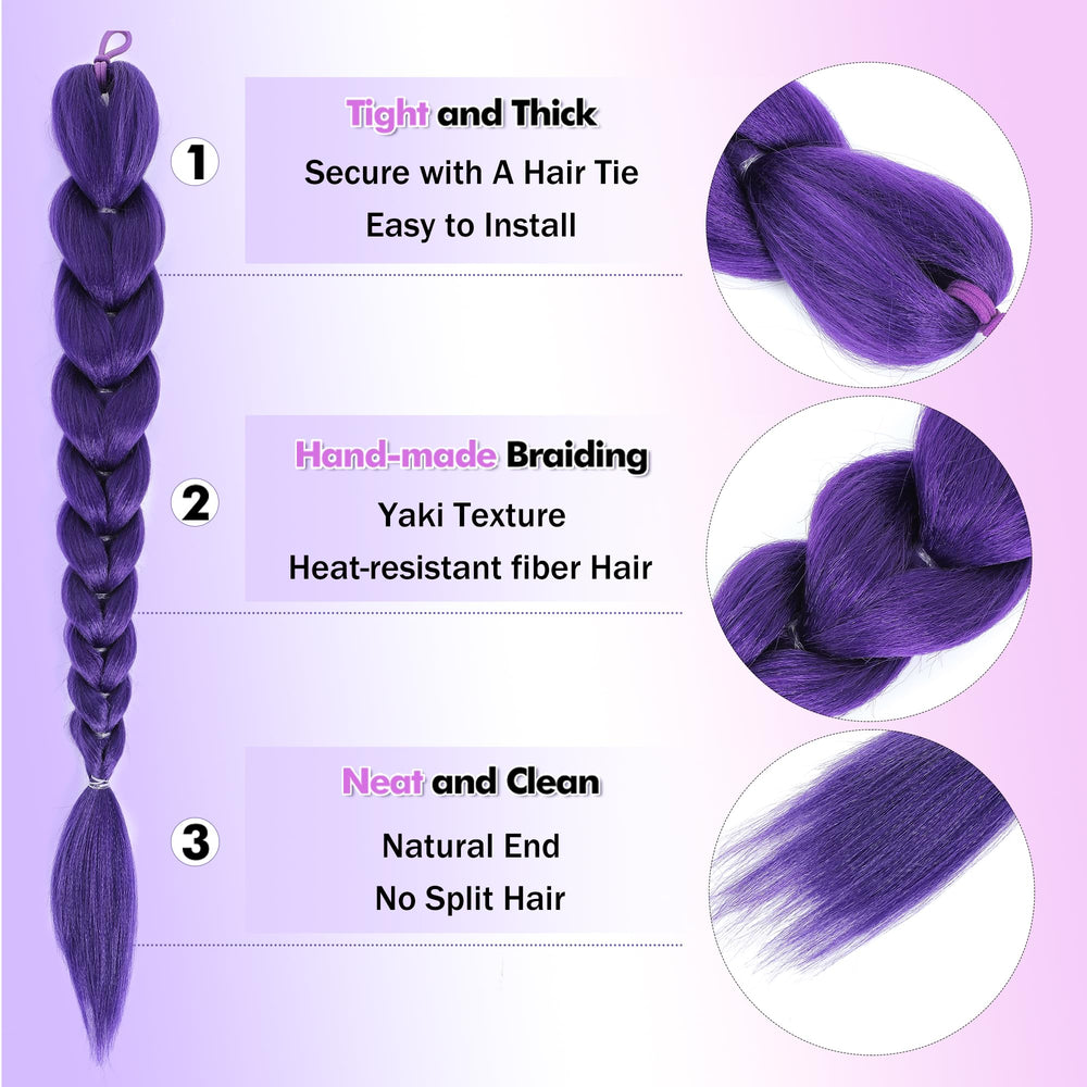 Elastic band from GetGal ponytail provides secure, fast attachment.