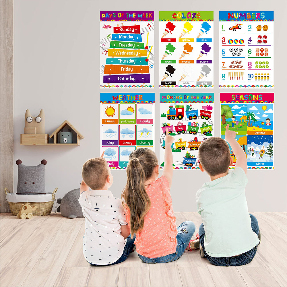 Gethelud solar system and farm animals poster expands science awareness at a glance.