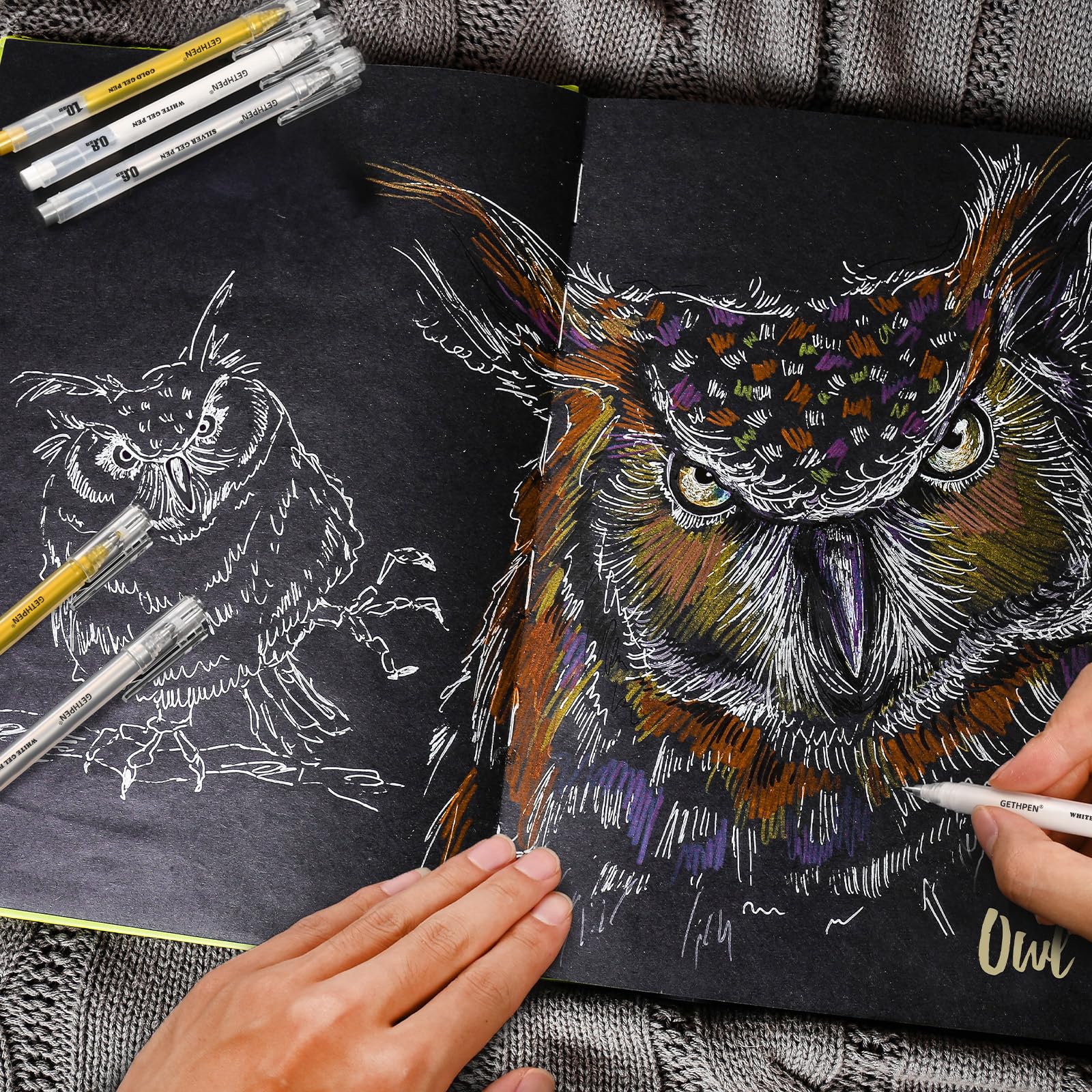 Gift-ready trio for artists and hobbyists.