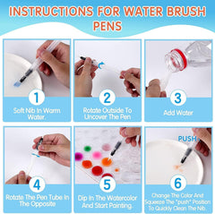 GETHPEN three-included brushes enable varied strokes.